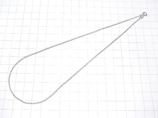 Silver925 Cable Chain 1.5mm Pure Silver Finish [18cm][40cm][45cm][50cm][60cm] Necklace 1pc
