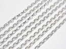 Silver925 Long Rolo Chain 1.8mm Pure Silver Finish [40cm][45cm][50cm][60cm] Necklace 1pc