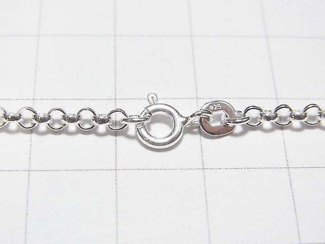 Silver925 Rolo Chain 2.7mm Sterling Silver Finish 1pc