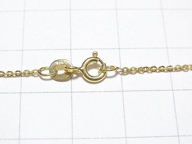 Silver 925 Flat Cable Chain 1.2mm 18KGP [40cm][45cm][50cm][60cm] Necklace 1pc