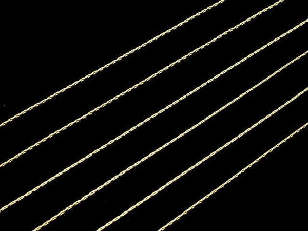 Silver925 Beading Chain 0.7mm 18KGP [40cm][45cm][50cm][60cm] Necklace 1pc