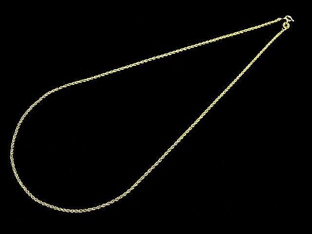 Silver 925 Rope Chain 1.2mm 18KGP [40cm][45cm][50cm][60cm] Necklace 1pc