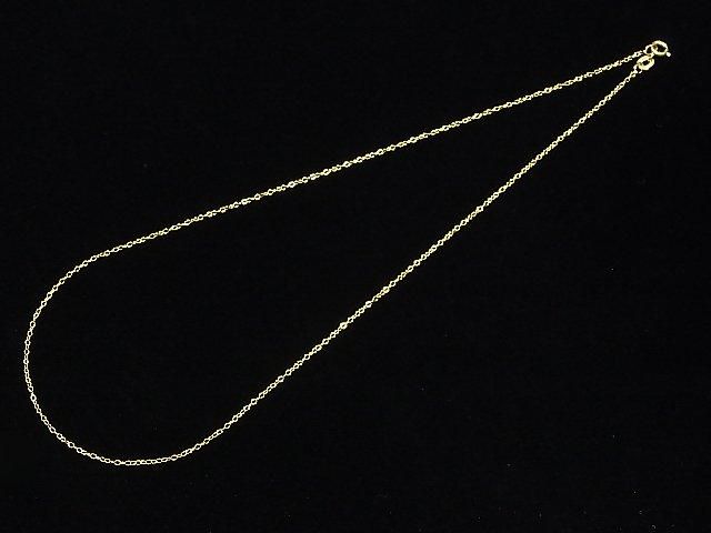 925 純銀方塊鏈 1.1mm 18KGP 項鍊 1件裝 [40公分][45公分][50公分]