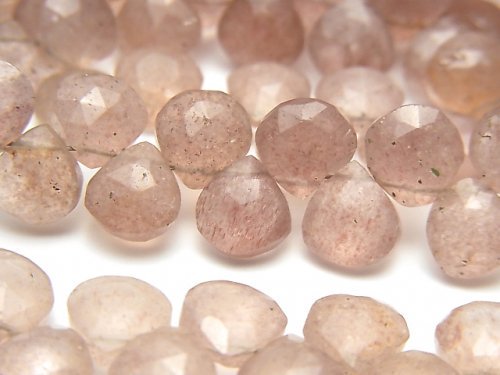 Chestnut Shape, Epidote, Faceted Briolette Gemstone Beads