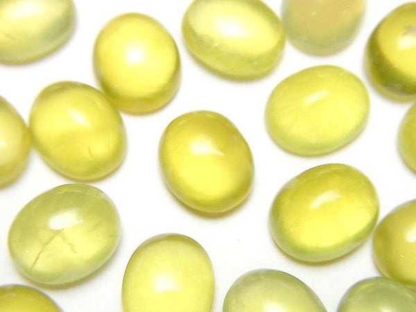 Cabochon, Prehnite Gemstone Beads