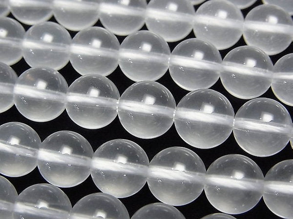 Milky Quartz, Round Gemstone Beads