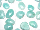 [Video]Amazonite AA++ Loose stone Free Form Single Sided Rose Cut 5pcs
