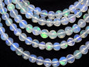[Video]High Quality Ethiopian Opal AAA Semi Round 4-4.5mm Bracelet