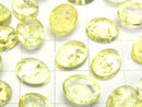 [Video] Cracked yellow color Amber Oval Cabochon 10x8mm 3pcs