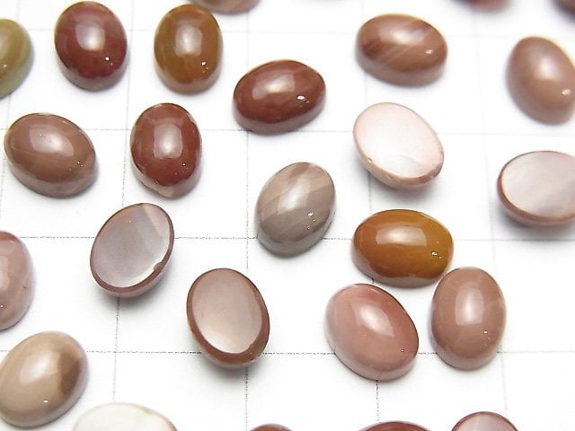 [Video] Imperial Jasper Oval Cabochon 8x6mm 5pcs