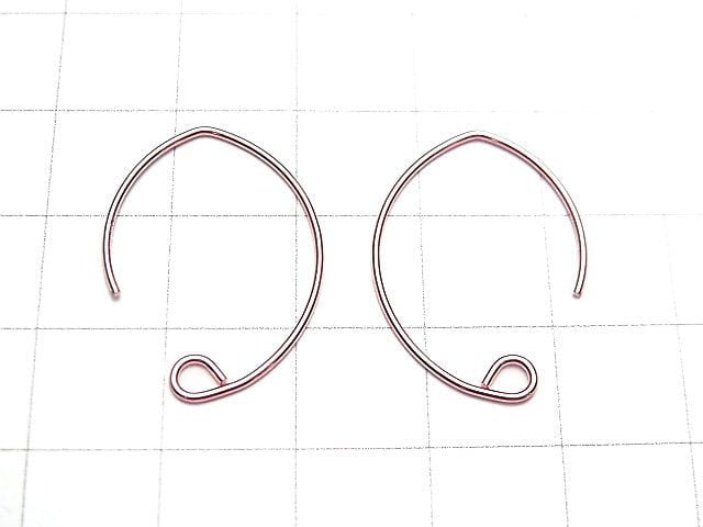 14KGF Pink Gold Filled Earwire 23x16mm 1pair