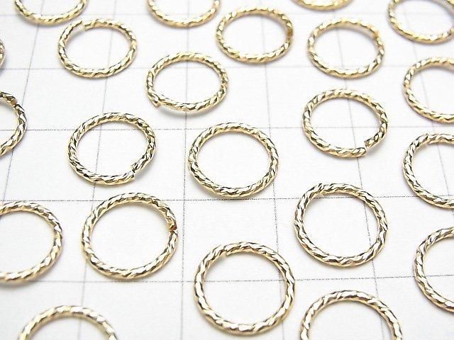 14KGF Jump Ring (opening and closing type) Sparkle 10mm Gauge 1.0mm 1pc
