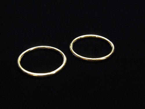 New size now available! 14KGF Ring Simple Gauge 1.2mm 1pc