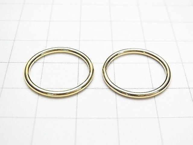 14KGF Ring Simple Gauge 1.2mm 1pc