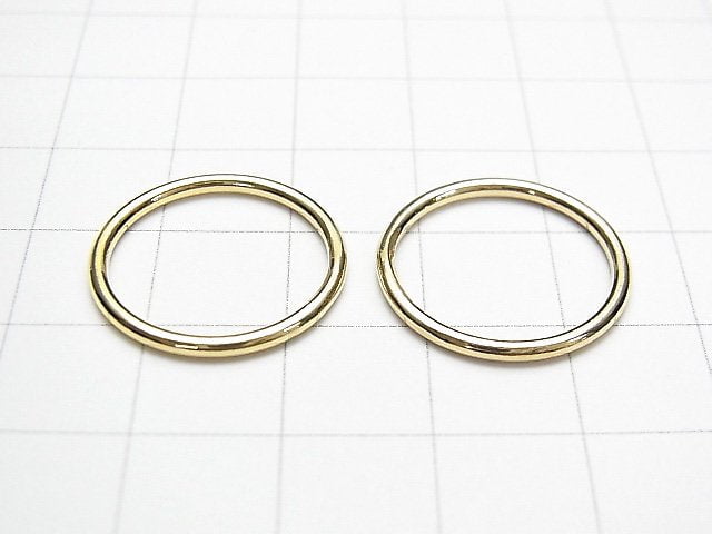 New size now available! 14KGF Ring Simple Gauge 1.2mm 1pc