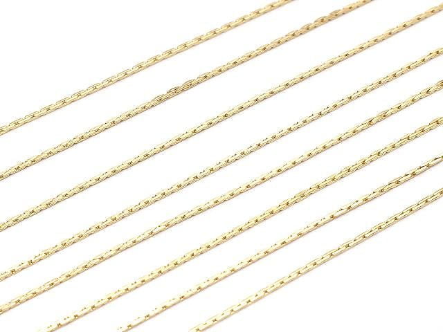 14KGF Beading Chain 0.7mm [40cm][45cm] Necklace 1pc