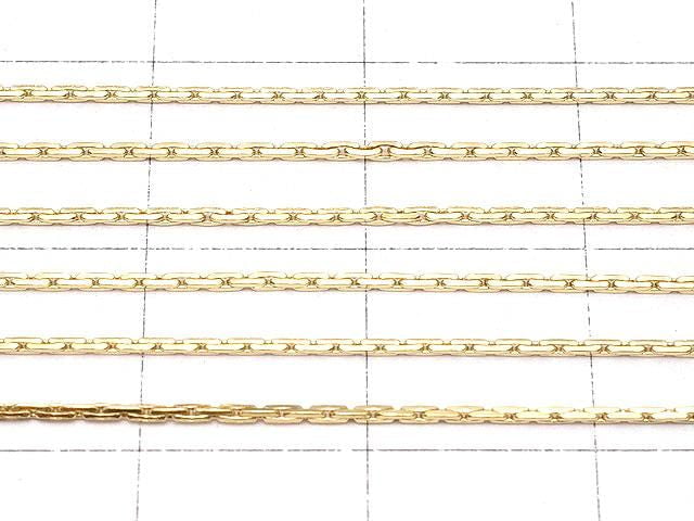 14KGF Beading Chain 0.7mm [40cm][45cm] Necklace 1pc