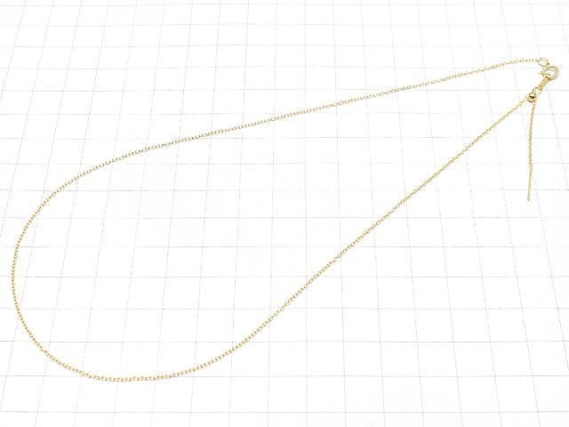 Chaîne Azuki 14KGF avec ajusteur coulissant 1,2 mm [46 cm] Collier (1 pièce)