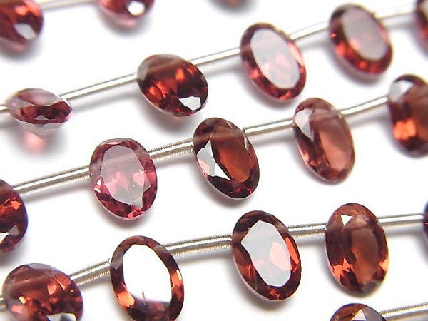 Garnet, Oval Gemstone Beads