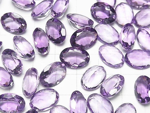 [Video] High Quality Amethyst AAA Loose stone Oval Faceted 14x10mm 3pcs