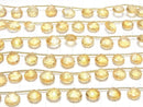[Video] High Quality Citrine AAA Carved Chestnut 1strand (15pcs)