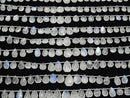 [Video] High Quality Rainbow Moonstone AA++ Carved Pear shape 1strand (21pcs)