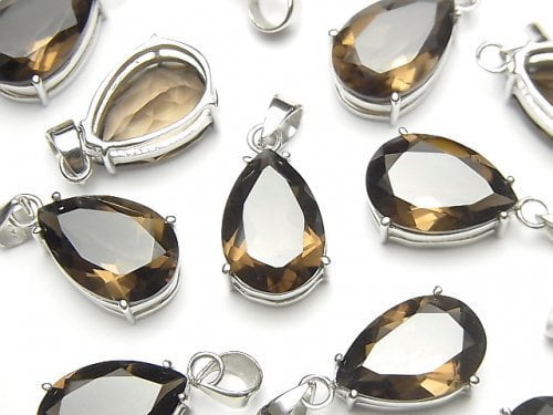 Accessories, Pear Shape, Pendant, Smoky Quartz Gemstone Beads