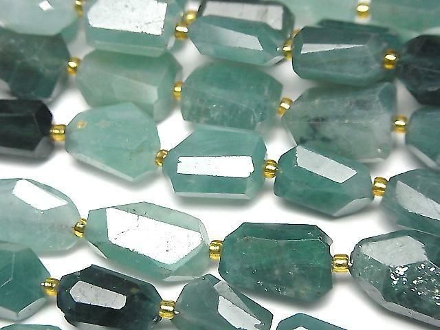 [Video] Grandidierite AA++ Faceted Nugget 1 strand beads (approx. 7 inches/18 cm)
