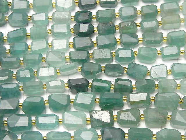 [Video] Grandidierite AA++ Faceted Nugget 1strand beads (aprx.7inch/18cm)
