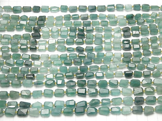 [Video] Grandidierite AA++ Faceted Nugget 1strand beads (aprx.7inch/18cm)