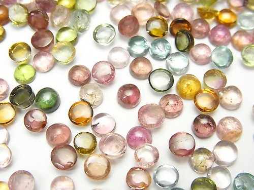 Cabochon, Tourmaline Gemstone Beads