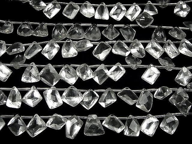 [Video]High Quality Crystal AAA Fancy Shape Faceted half or 1strand (12pcs)