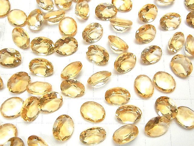 [Video] High Quality Citrine AAA Undrilled Oval Faceted 10x8mm 3pcs