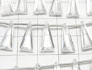 [Video]High Quality Crystal AAA Triangle Faceted 15x7mm 1strand (8pcs)