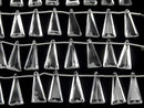 [Video]High Quality Crystal AAA Triangle Faceted 15x7mm 1strand (8pcs)