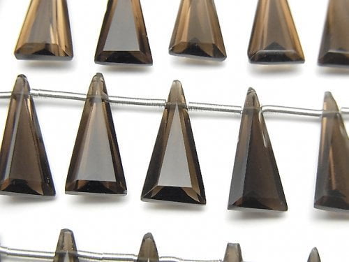 Smoky Quartz, Triangle Gemstone Beads