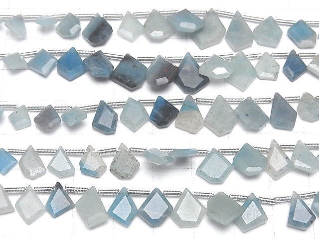 [Video] Brazilian Trolleite AA++ Rough Slice Faceted 1strand beads (aprx.7inch/18cm)