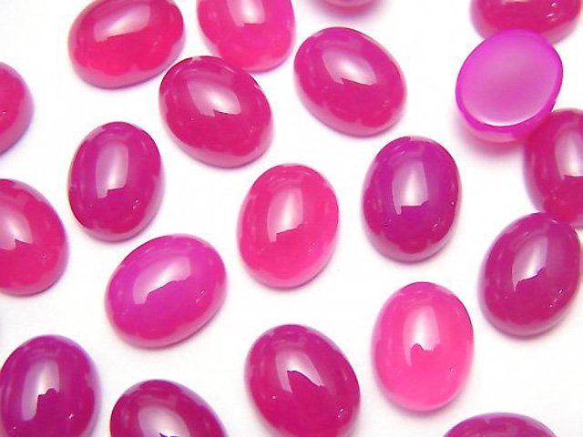 Cabochon, Chalcedony Gemstone Beads