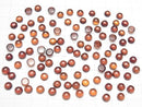 [Video] High Quality Hessonite Garnet AAA Round Cabochon 5x5mm 5pcs