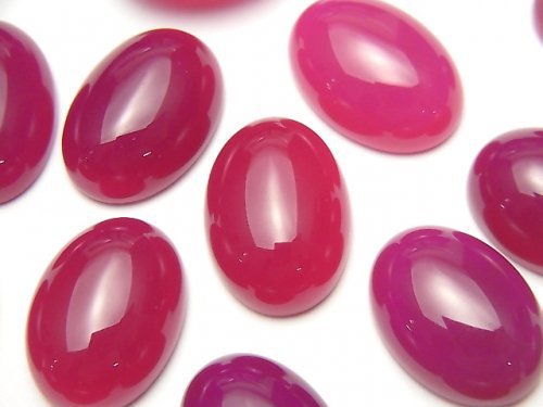 Cabochon, Chalcedony Gemstone Beads