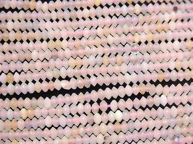 [Video] Beryl Mix (Multicolor Aquamarine) AA+ Abacus Round Cut 3x3x1.5mm 1strand beads (aprx.15inch / 38cm)