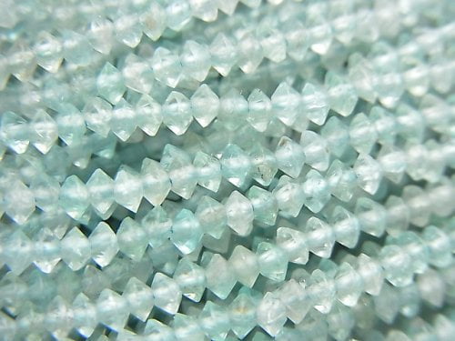 Apatite, Faceted Round Gemstone Beads