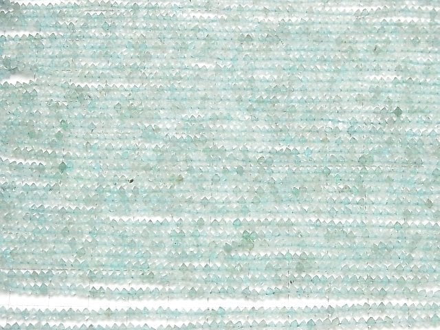 [Video] Apatite AA++ Abacus Round Cut 3x3x1.5mm 1strand beads (aprx.15inch / 36cm)