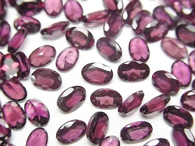 Garnet, Oval Gemstone Beads