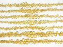 [Video] High Quality Imperial Topaz AAA Pear shape (Smooth) [Light color] half or 1strand beads (aprx.7inch / 18cm)