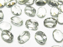 Green Amethyst, Oval, Undrilled (No Hole) Gemstone Beads