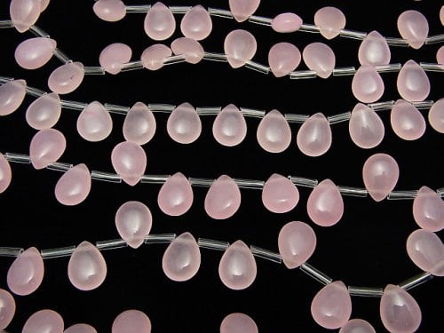 Light pink Jade Pear shape 12x9x5mm half or 1strand beads (aprx.15inch/37cm)