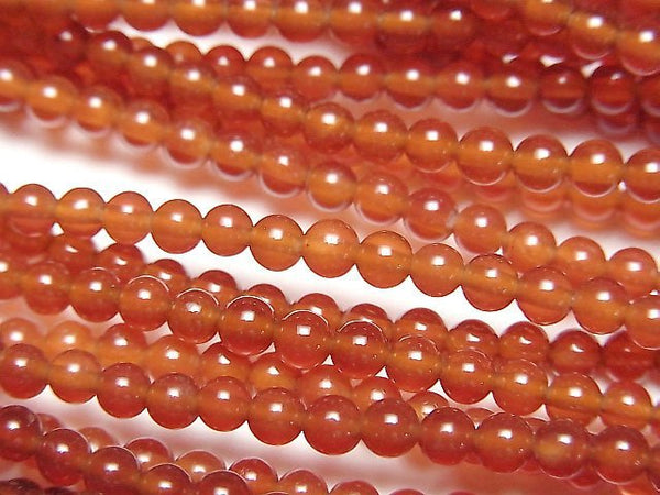 Carnelian AAA Round 3mm 1strand beads (aprx.15inch/37cm)