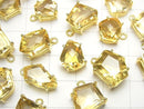 [Video] High Quality Citrine AAA Bezel Setting Fancy Shape Faceted 18KGP 1pc