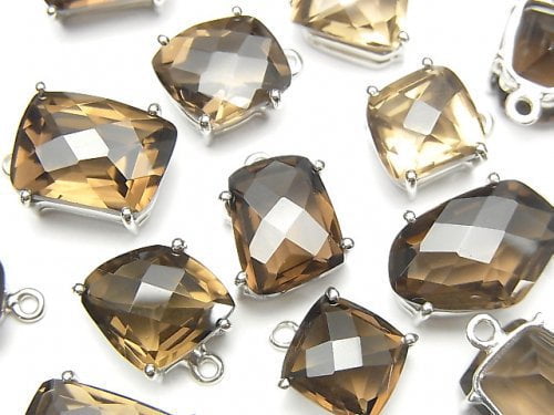 Bezel Setting, Other Shape, Smoky Quartz Gemstone Beads
